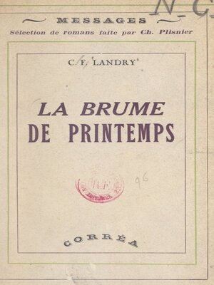 cover image of La brume de printemps